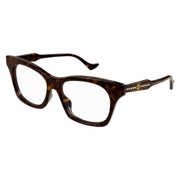 NEW GUCCI EYEGLASSES HAVANA WOMEN EYEWEAR GUCCI - Picture 1 of 3